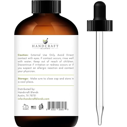Handcraft Lemongrass Essential Oil - 100% Pure and Natural - Premium Therapeutic Grade with Premium Glass Dropper - Huge 4 fl. Oz