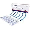 LINE2design Nasal Airway Kit-6 Medical Nasopharyngeal Management Trauma Airways - First Aid Emergency Rescue Latex Free Respiration Tubes with Lubricating Jelly Packets - Pack of 6