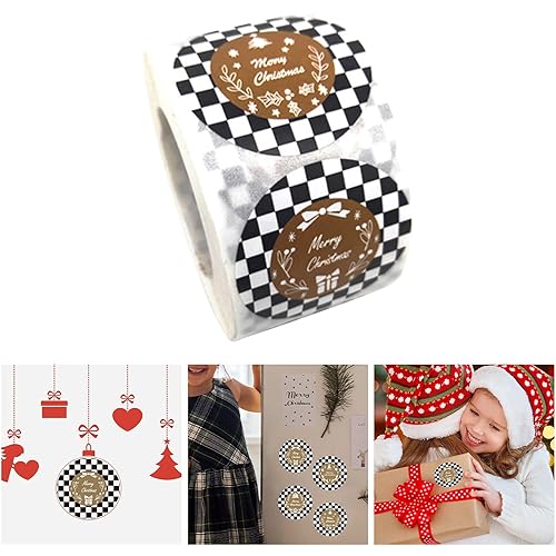 Colorido Gift Tag Sticker Multicolor Adorable Bowknot Pattern Gift Sign Sticker Easy to Stick Durable
