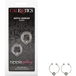 California Exotics Nipple Rings, Silver