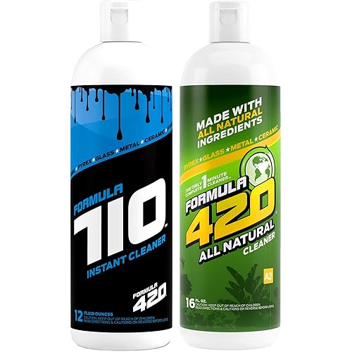 This is a 2 Pack Bundle Pack of 1 Bottle Formula 710 Instant Cleaner 12oz & 1 Bottle Formula 420 All Natural Cleaner 16oz. The Best Glass Cleaner on The Market Hands Down