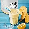 Naked Vanilla Whey Protein 1LB – Only 3 Ingredients, All Natural Grass Fed Whey Protein Powder Vanilla Coconut Sugar- GMO-Free, Soy Free, Gluten Free. Aid Muscle Growth & Recovery - 12 Servings