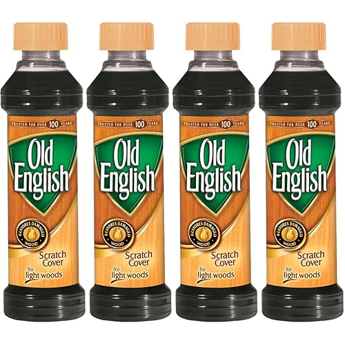 Old English Light Wood Scratch Cover, 8 oz Pack of 4