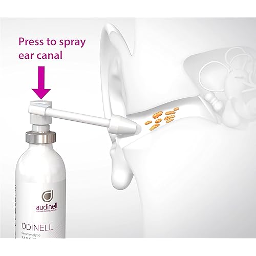 Audinell Ear Wax Removal Spray 50ml | Ear Cleaner | Soothes & Prevents Irritations, Cleanses Ear Canal | Replaces Q-Tips, Ear Candles, Cotton Swabs, Q-Grips, Spades, Ear Drops | Safe for All Ages