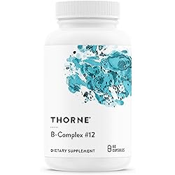 Thorne B-Complex #12 - Vitamin B Complex with Active B12 and Folate - 60 Capsules