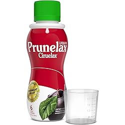 Prunelax Ciruelax Natural Laxative Regular Liquid, for Occasional Constipation, 4.05 fl oz, Red, EX1391