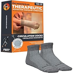 Incrediwear Circulation Socks – Socks for Foot Circulation Grey, Medium
