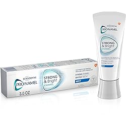 Sensodyne Pronamel Strong and Bright Enamel Toothpaste for Sensitive Teeth, to Reharden and Strengthen Enamel, Mint - 3 Ounces