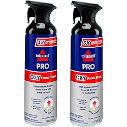 Bissell Professional Power Shot Oxy Carpet Spot, 14 Ounces, 95C9L Stain Remover, 14oz Pack of 2, None, 28 Fl Oz