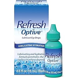 Refresh Optive Lubricant Eye Drops, Sterile, 0.5 Fl. Oz Pack of 1
