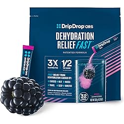 DripDrop ORS Hydration - Electrolyte Powder Packets - Berry - 32 Count