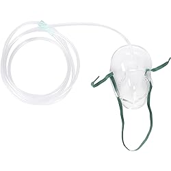 CareFusion 001201 AirLife Adult Oxygen Mask w7 Foot of tubing