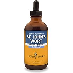 Herb Pharm St. John's Wort Liquid Extract for Positive Mood and Emotional Balance, Cane Alcohol, 4 Ounce