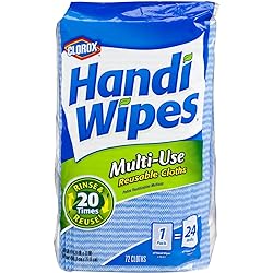 Clorox Handi Wipes, Dry Multi-Use Reusable Cloths, 72 Count