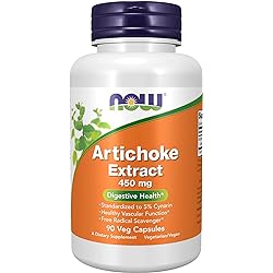 Now Foods Artichoke Extract 450mg, Veg-capsules, 90-Count