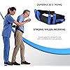 NYOrtho Transfer Gait Belt with 6 Handles - Quick Release Buckle for Elderly and Patient Care | Adjustable Size 28” to 55