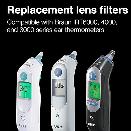 Braun ThermoScan Lens Filters for Ear Thermometer, Disposable Covers LF40US01 40 Count