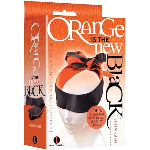 The 9's, Orange Is The New Black, Satin Sash, Reversible BlindfoldRestraint