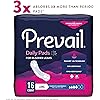 Prevail Incontinence Bladder Control Pads for Women, Moderate Absorbency, Long Length, 16 Count