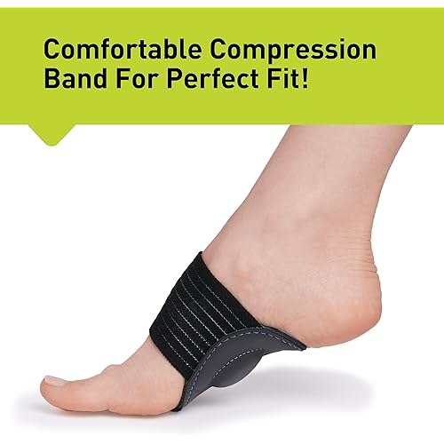 PROFOOT Strutz Cushioned Compression Foot and Arch Supports, 1 Pair
