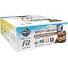 High Protein Bars for Weight Loss - Garden of Life Organic Fit Bar - Peanut Butter Chocolate 12 per carton - Burn Fat, Satisfy Hunger and Fight Cravings, Low Sugar Plant Protein Bar with Fiber