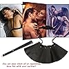 Women PU Leather Dress with Leather Flogger Roleplay Outfits for SM Toy Set Sex Fetish Clothing Sexy Harness Fashion Womens Lingerie Dress Party Clubwear - Role Play, Costumes, and Couples Black