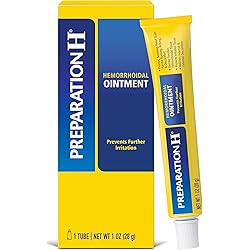 Preparation H Hemorrhoid Ointment, Itching, Burning and Discomfort Relief - 1 Oz Tube
