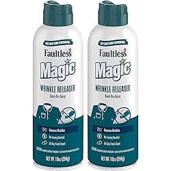 Magic Wrinkle Releaser 2 Pack Say No to Ironing, Perfect for Travelers, Moms or Those On The Go, Static Electricity Remover Fabric Refresher Odor Eliminator Wrinkle Remover, Fresh Scent
