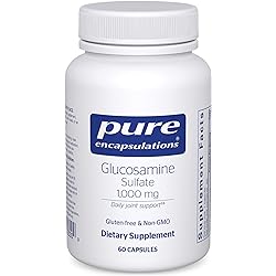 Pure Encapsulations Glucosamine Sulfate 1,000 mg | Supplement for Joint Support and Mobility, Cartilage Health, and Connective Tissue | 60 Capsules