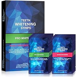 Teeth Whitening Strips, Whitening Strips for Teeth Sensitive, Express Whitener Strips, White Strips for Teeth Whitening, Teeth Whitening Kit Pack of 18 Non-Slip Strips 9 Treatments