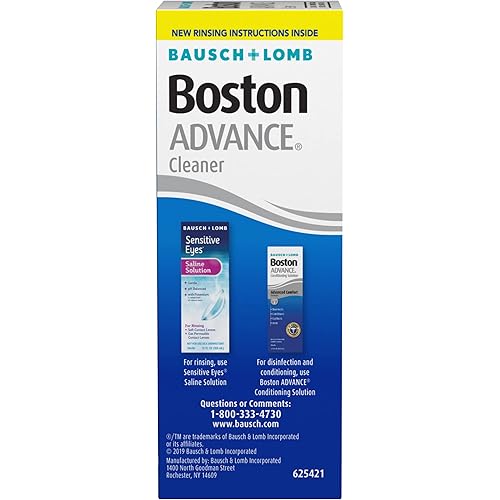 Contact Lens Solution by Boston Advance, for Gas Permeable Contact Lenses, 1 Fl Oz