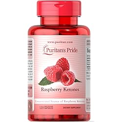 Puritan's Pride Raspberry Ketones 100 mg-120 Rapid Release Capsules