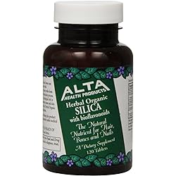 Alta Health Products, herbal SILICA with bioflavonoids , Tablets, 120 Count