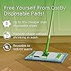 Reusable Pads for Swiffer WetDry Applicable, 12.5'' Microfiber Mop Refill Pad Washable for Hard Floor Baseboard Cleaning, Compatible with Swiffer Sweeper, 4 Pack