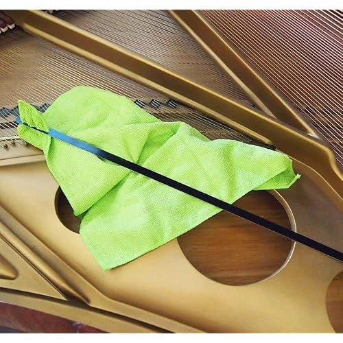 Grand Piano Soundboard Cleaning Tool With Microfiber Dusting Cloth