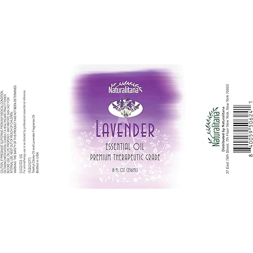 Best Lavender Essential Oil 8oz Bulk Lavender Oil Aromatherapy Lavender Essential Oil for Diffuser, Soap, Bath Bombs, Candles, and More