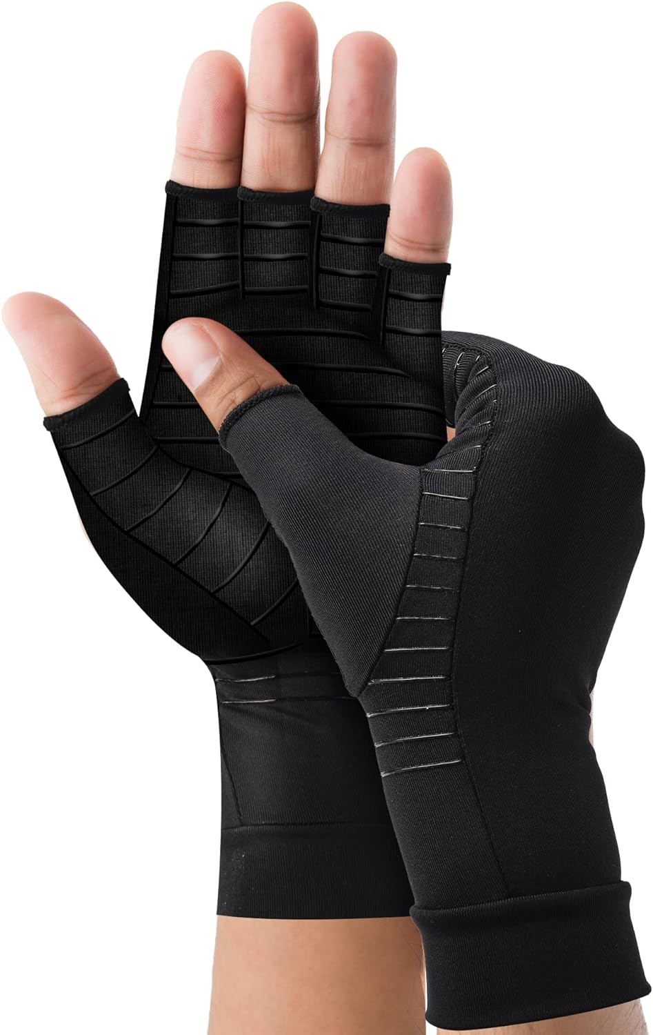 Suptrust Arthritis Gloves Compression Gloves for Arthritis for Women & Men, Relieve Hand Pain, 85% Copper Infused, Comfy Fit
