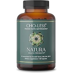 Natura Health Products - Cho-Less Cholesterol Support Supplement - with Red Yeast Rice, Niacin, and Beta-Sitosterol for Healthy Cholesterol, Circulation, and Cardiovascular Function - 90 Capsules
