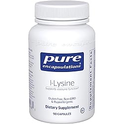 Pure Encapsulations L-Lysine | Amino Acid Supplement for Immune Support and Gum Health | 90 Capsules