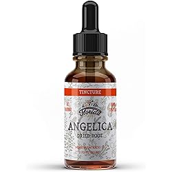 Angelica Tincture, Organic Angelica Extract Angelica archangelica Dried Root Herbal Supplement, Non-GMO in Cold-Pressed Organic Vegetable Glycerin, 700 mg, 2 oz 60 ml