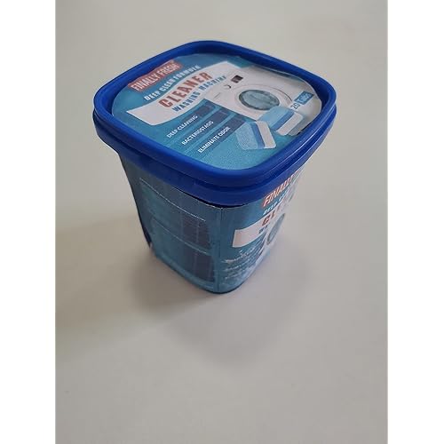 Finally Fresh Washing Machine Cleaner, All Purpose Cleaning Preparations, Cleans Front Load and Top Load Washers, Including HE, 20 Count