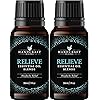 Handcraft Relieve Essential Oil Blend 30 ml – Essential Oils for Diffusers for Home – Headache Relief Essential Oil Blends for Men & Women, with Peppermint, Lavender and Frankincense Oils - Pack of 2