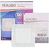 HEALQU Bordered Gauze Island Dressing - 30 Count, 4" x 4" Sterile Individually Wrapped Gauze Pads with Water-Resistant, Non-Woven Backing - Soft and Breathable Wound Dressing for First Aid and Medical