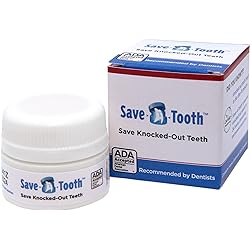 Save-A-Tooth Preserving Kit- Save up to 4 Knocked Out Teeth for up to 24 Hours to Prevent Permanent Tooth Loss- Made by Phoenix-Lazarus in the USA
