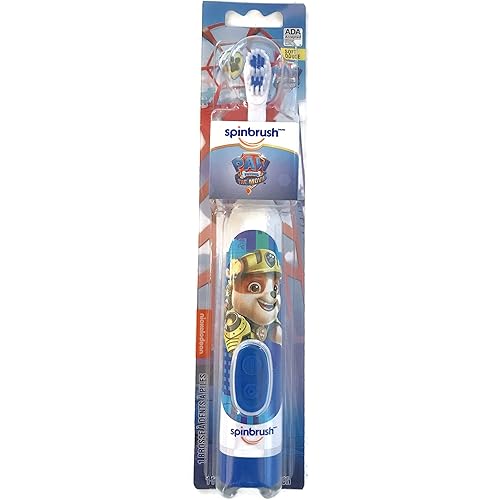 BCE Trends Paw Patrol Electric Toothbrush and Fluoride Toothpaste Set for Kids Rubble