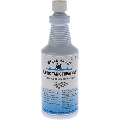 FixtureDisplays® Septic Tank Treatment 1 qt. Each 09135-BLACKSWAN-1PK-NPF