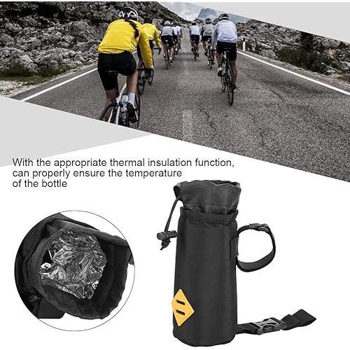 Tgoon Bike Water Bottle Bag, Bicycle Water Bottle Bag Keep Warm Multifunctional Portable for Place Items for Bicycle Accessories