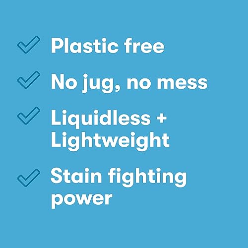 ECOS Plastic-Free Liquidless Laundry Detergent Sheets, Free & Clear, 57 Detergent Sheets Pack of 2