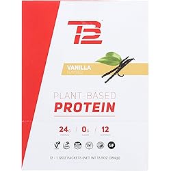 TB12 Vanilla Protein Powder 12 Count, 1.12 OZ
