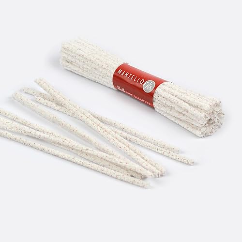 Mantello Hard Bristle Pipe Cleaners - 6-Inch Long Chenille Stems for Removing Tar & Resin - Tools for Cleaning Dirty Glass & Ceramic Pipes - Steel Wire Cleaner for Antique Radio, Gas Burner - 176-Pack